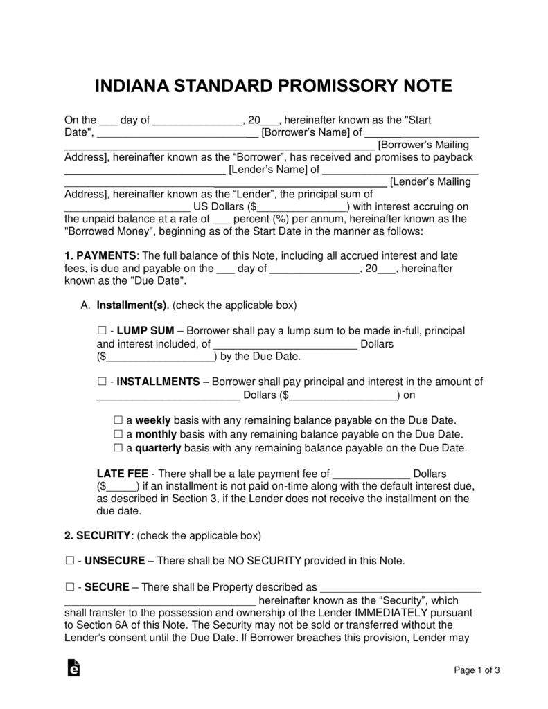 Where can you download a PDF promissory note?